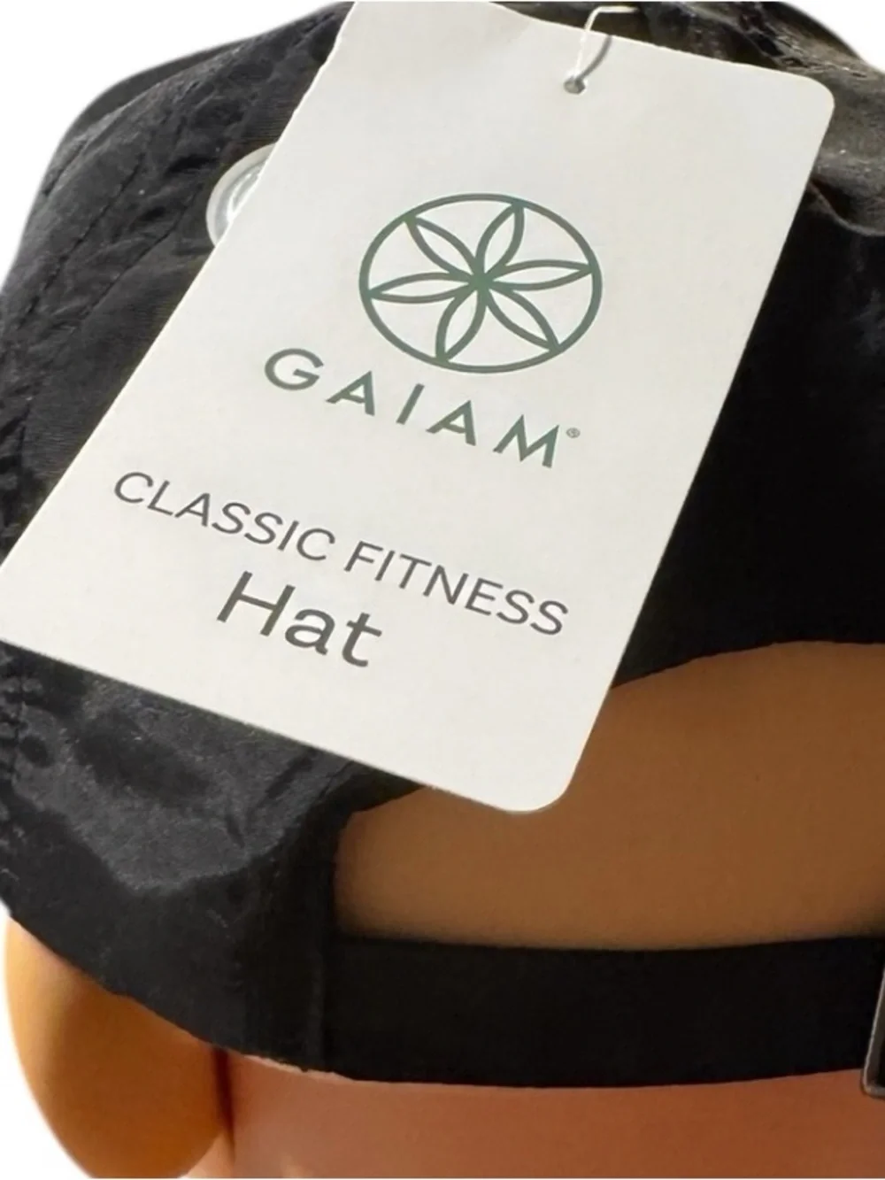GAIAM Classic Fitness Black Hat Activewear Yoga Pilates NWT Adjustable